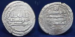 World Coins - ABBASID AR dirham. al-Mu'tamid, 870-892, Andaraba 270h, 3.18gm, VF & RR