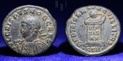Ancient Coins - Crispus. Caesar, AD 316-326. Æ Follis. Treveri (Trier) mint, 2nd officina. Struck AD 322.