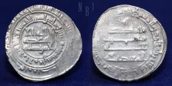 World Coins - ABBASID: Mutadid (279-289). AR Dirham, hamadan 283h, 3.27gm