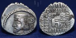 Ancient Coins - PARTHIA: Vardanes I, 38-46 AD. AR Drachm, 3.52gm.