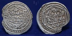 World Coins - Ilkhanid: Togha Timur khan, Silver Dirham. Minted arzanjan 739h, 2.12gm
