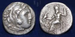 Ancient Coins - MACEDONIAN KINGDOM: ANTIGONUS MONOPHTALMUS. Alexander III the Great, AR Drachm, 4.02 gm.