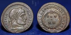 Ancient Coins - ROMAN: Constantinus I follis. Rome. 321 A.D. 3gm, 20mm, VF