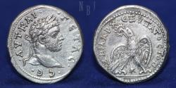 Ancient Coins - Roman Empire: SYRIA, Seleucis and Pieria. Laodicea ad Mare. Geta, 209-211. AR Tetradrachm, 15gm.