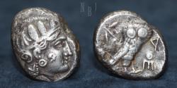 Ancient Coins - Eastern Imitation of Athens, Fourth century BC. AR Tetradrachm, Possibly Unpublished, 16.69gm