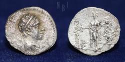 Ancient Coins - KINGS of BAKTRIA: EUTHYDEMOS II. Circa 185-180 BC, 0.58gm.