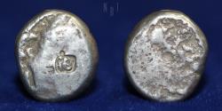 Ancient Coins - PHOENICIA Sidon. Uncertain mint, shekel drachm circa 450-400, 3.44g, 13mm, VERY FINE & RARE