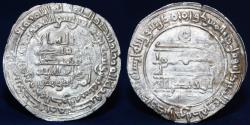 World Coins - ABBASID Al-Muqtadir (295-320h) Silver Dirham. Mah al-kufa 298h, 3.26g, 27mm, EF & RARE