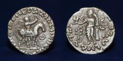 Ancient Coins - INDO-PARTHIAN Abdagases, c. 55-65 AD. Billon Drachm of Taxila. 2.4gm.