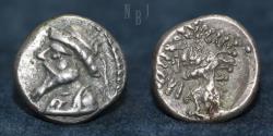 Ancient Coins - KINGS of ELYMAIS: Kamnaskires V (Circa 54-32 BC), AR Hemidrachm, Seleukeia on the Hedyphon, 1.82gm