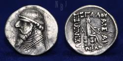 Ancient Coins - KINGS of PARTHIA: Mithradates II. AR Drachm. Ekbatana, Struck circa 119-109 BC, 4.02gm
