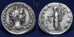Ancient Coins - ROMAN: Septimius Severus Denarius AEQVITATI AVGG. Laodicea, 2.92gm