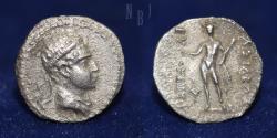 Ancient Coins - BAKTRIA: Greco-Baktrian Kingdom. Euthydemos II, circa 185-180 BC, AR Obol, 0.56gm