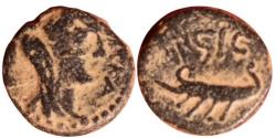 Ancient Coins - Greek , Askalon, Palestine AE15.