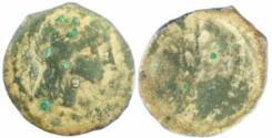 Ancient Coins - Aretas IV 9BC - 40AC. Brokage