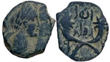 Ancient Coins - Rabbel II with Gamilat. AD 70-106.