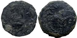Ancient Coins - Judaean; Pontius Pilate, Roman Prefect under Tiberius, 26 - 36 A.D.,