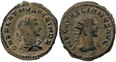 Ancient Coins - Aurelian, with Vabalathus. AD 270-275
