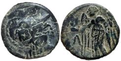 Ancient Coins - Aretas II . 110 BC. Double struck