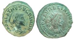 Ancient Coins - Aurelian, with Vabalathus. AD 270-275