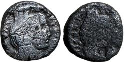 Ancient Coins - Aretas IV with shaqilat .9 BCE-40 CE. Year 45