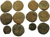 Ancient Coins - lot of 6 Nabataean coin
