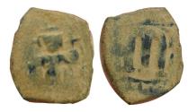 Ancient Coins - UMAYYAD, ARAB-BYZANTINE. 