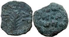 Ancient Coins - Judaea Porcius Festus procurator under Nero AE prutah
