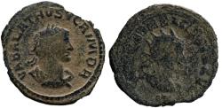 Ancient Coins - Aurelian, with Vabalathus. AD 270-275