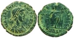 Ancient Coins - VALENTINIAN II. AD 375-392 , Aquileia mint - RIC IX 32c. Rare