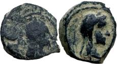 Ancient Coins - Aretas IV with Huldu .9 BCE-40 CE.