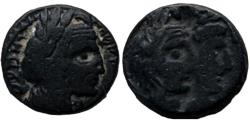 Ancient Coins - Aretas IV with shaqilat .9 BCE-40 CE.