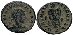 Ancient Coins - LICINIUS II (Caesar, 317-324). Follis. Rome mint