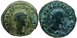 Ancient Coins - Aurelian, with Vabalathus. AD 270-275.