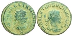 Ancient Coins - Aurelian, with Vabalathus. AD 270-275