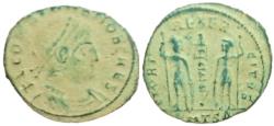 Ancient Coins - CONSTANTINE II .322-323 AD.