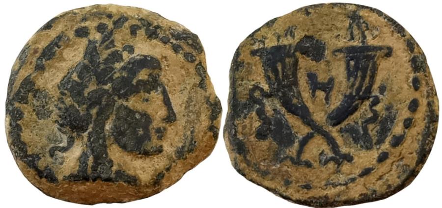 Ancient Coins - Aretas IV 9BC - 40AC .