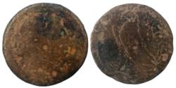 Ancient Coins - GREEK. Ptolemaic Kingdom. Ptolemy II Philadelphos (285-246 BC). AE drachm (29mm, 18g).