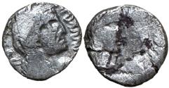 Ancient Coins - Aretas IV with shaqilat .9 BCE-40 CE.