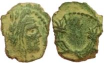 Ancient Coins - Aretas IV 9BC - 40AC