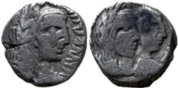 Ancient Coins - Aretas IV with shaqilat .9 BCE-40 CE.