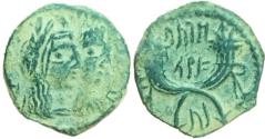 Ancient Coins - Aretas IV with shaqilat .9 BCE-40 CE.