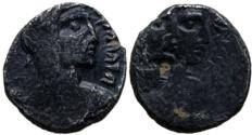 Ancient Coins - Aretas IV with shaqilat .9 BCE-40 CE.