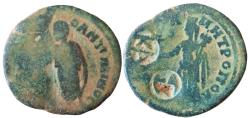 Ancient Coins - Marcus Aurelius and Lucius Verus. AD 161-180. With KA countermark