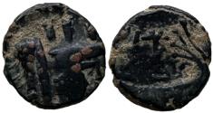 Ancient Coins - Phoenicia. Tyre Æ / Galley