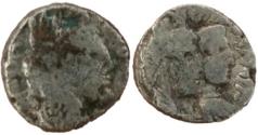 Ancient Coins - Aretas IV with shaqilat .9 BCE-40 CE. Silver