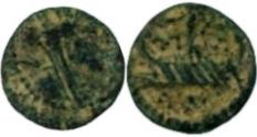 Ancient Coins - JUDAEA, Ascalon. Pseudo-autonomous issue. Time of Hadrian, AD 117-138.
