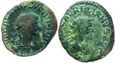 Ancient Coins - Aurelian, with Vabalathus. AD 270-275