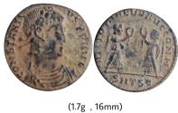 Ancient Coins - Constantius II (324-361), Centenionalis, Thessalonica.