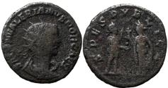 Ancient Coins - Valerian, AD 255,